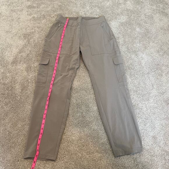 Athleta Women's Cargo‎ Tech Pant Light Grey Size 10 - Picture 9 of 9